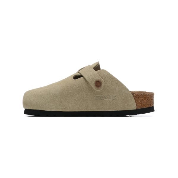 Arstore - Birkenstock Boston Zoccoli Scamosciati Beige Avena Unisex
