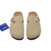 Arstore - Birkenstock Boston Zoccoli Scamosciati Beige Avena Unisex