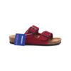 TCG - Birkenstock Arizona Sandali in Pelle Rosso Unisex - Red