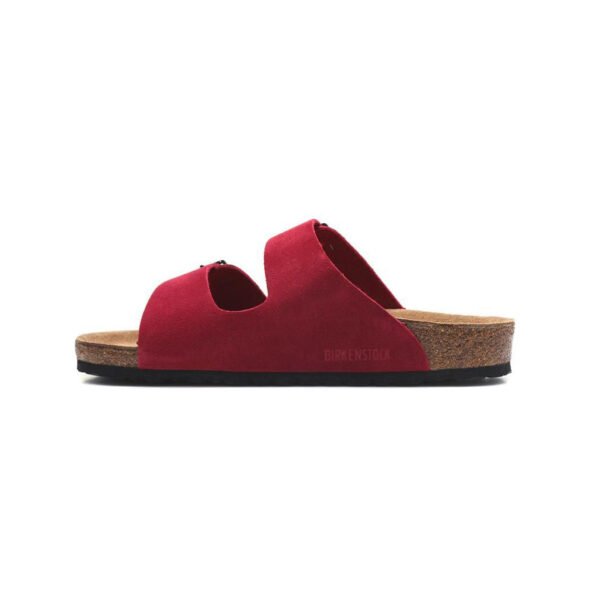 TCG - Birkenstock Arizona Sandali in Pelle Rosso Unisex - Red