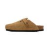 Arstore - Birkenstock Boston Zoccoli Scamosciati Oro Caffè Unisex - Gold