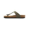 TCG - Birkenstock Gizeh Sandalo Infradito Verde Militare Unisex - White