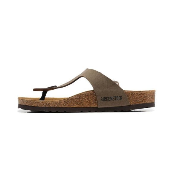 TCG - Birkenstock Gizeh Sandalo Infradito Marrone Unisex - White