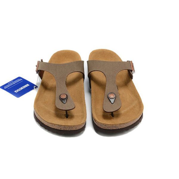 TCG - Birkenstock Gizeh Sandalo Infradito Marrone Unisex - White