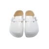 Arstore - Birkenstock Boston Zoccoli in Pelle Bianca Unisex - White