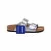 TCG - Birkenstock Arizona Sandali in Pelle Argento Unisex