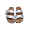 TCG - Birkenstock Arizona Sandali in Pelle Argento Unisex