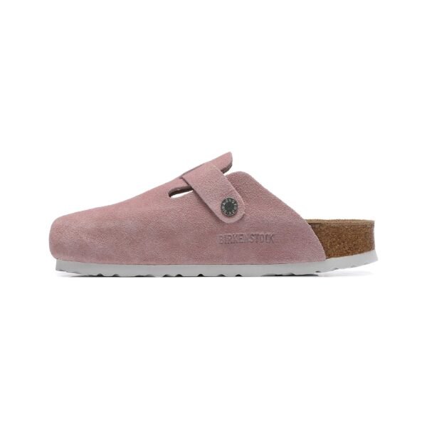 TCG - Birkenstock Boston Zoccoli Scamosciati Rosa Unisex - Pink