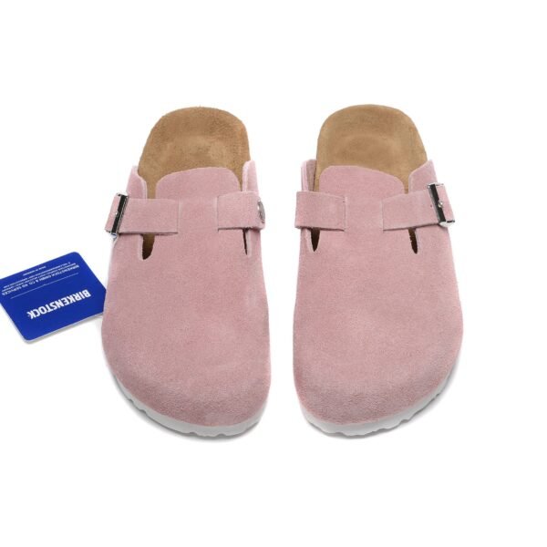 TCG - Birkenstock Boston Zoccoli Scamosciati Rosa Unisex - Pink