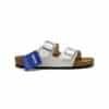 TCG - Birkenstock Arizona Ciabatte in Pelle Bianco Unisex