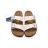 TCG - Birkenstock Arizona Ciabatte in Pelle Bianco Unisex