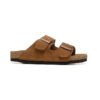 TCG - Birkenstock Arizona Sandali in Pelle Marrone Chiaro Unisex - Brown