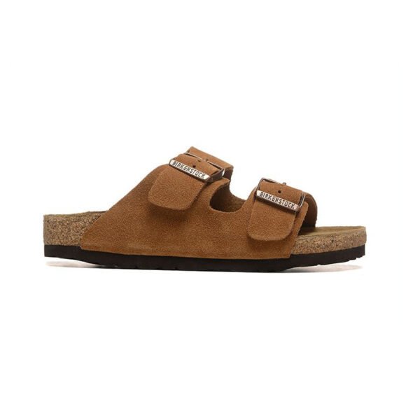 TCG - Birkenstock Arizona Sandali in Pelle Marrone Chiaro Unisex - Brown