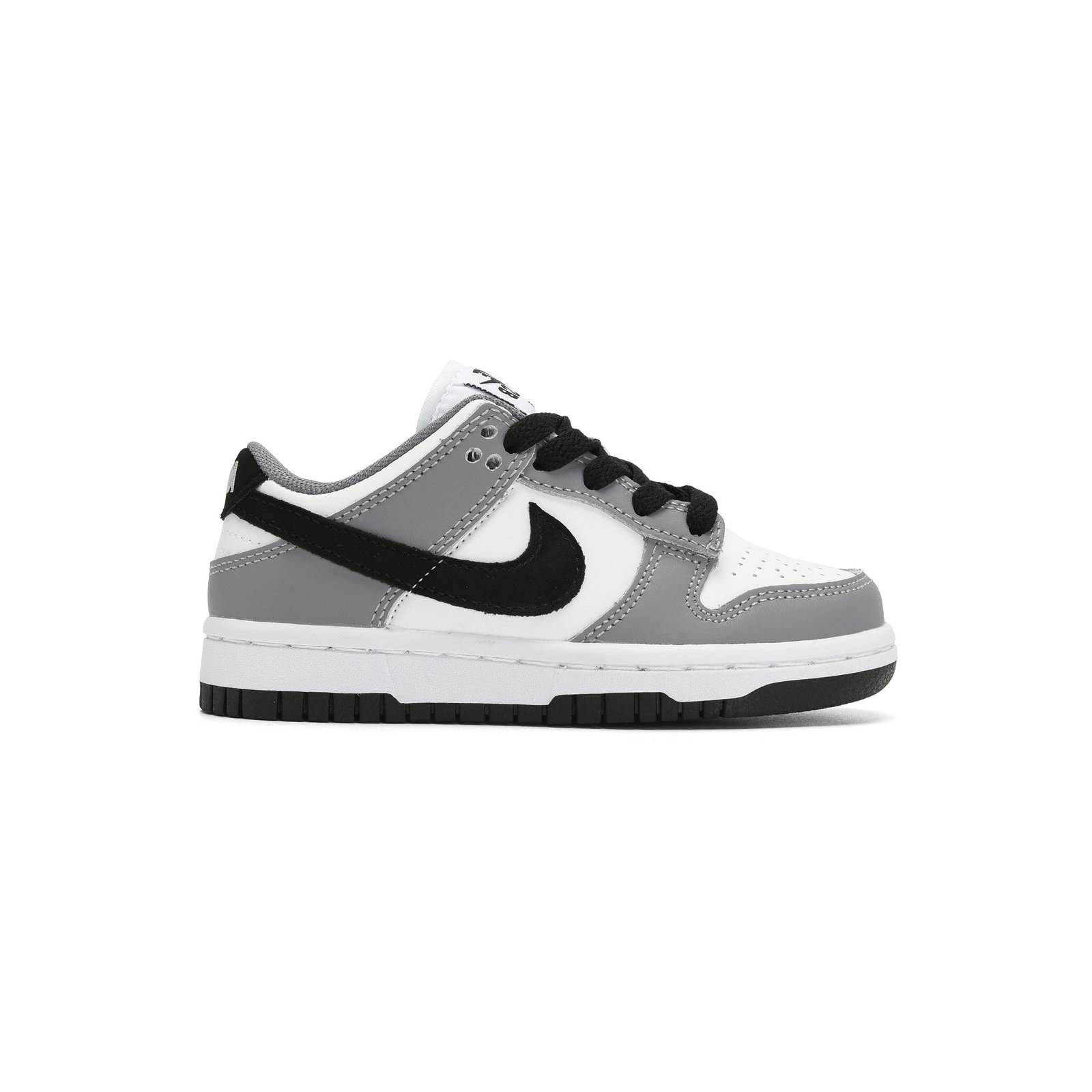 Arstore - Nike Dunk Low Nero Grigio Sneakers Bambino - Black