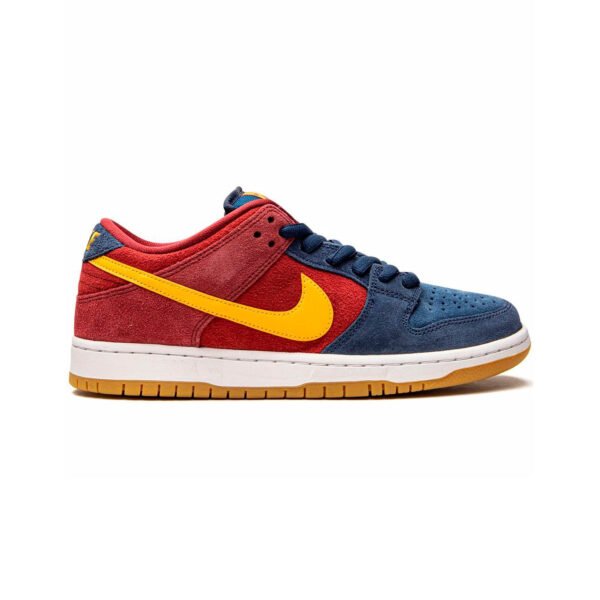 Nike Dunk Low SB Barcelona Catalonia Blu Scuro Scamosciato Unisex Sneakers