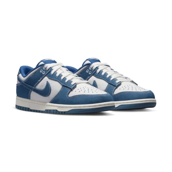 Arstore - Nike Dunk Low Industrial Blue Sashiko Blu Denim Unisex Sneakers