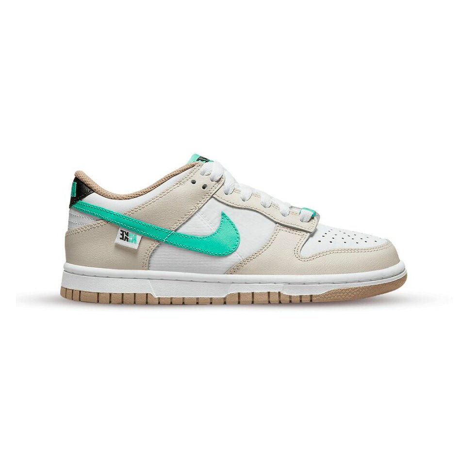 Arstore - Nike Dunk Low Split Seam Bianco Tan Menta Sneakers Unisex - White
