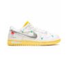 Arstore - Nike Dunk Low x Off-White Lot 1 Sneakers Unisex - Bianco Tela