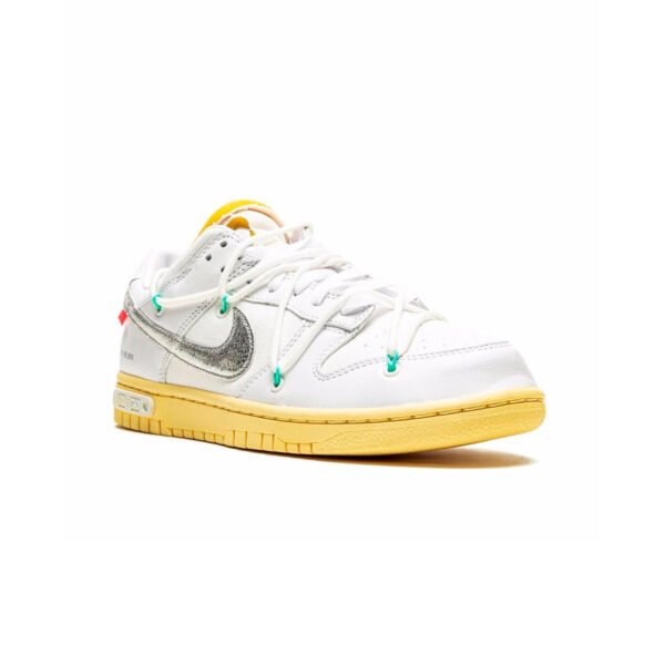Arstore - Nike Dunk Low x Off-White Lot 1 Sneakers Unisex - Bianco Tela