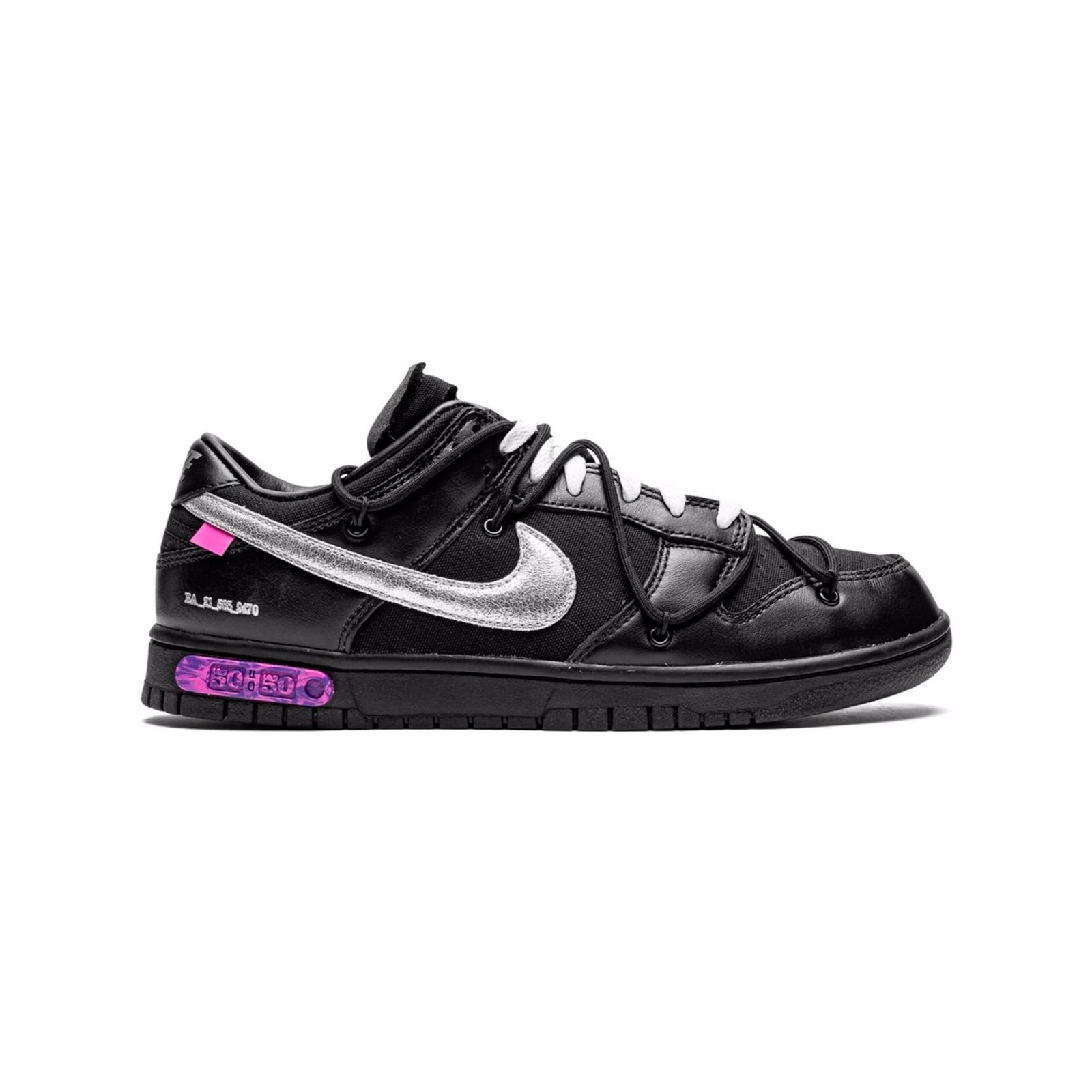 Arstore - Nike Dunk Low x Off-White Nero Unisex Sneakers - Black