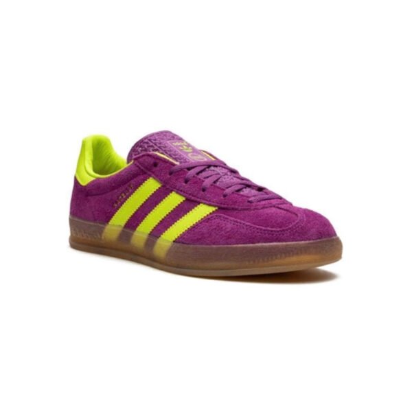 Arstore - Adidas Gazelle Indoor Viola Shock Giallo Sneakers Unisex - Yellow