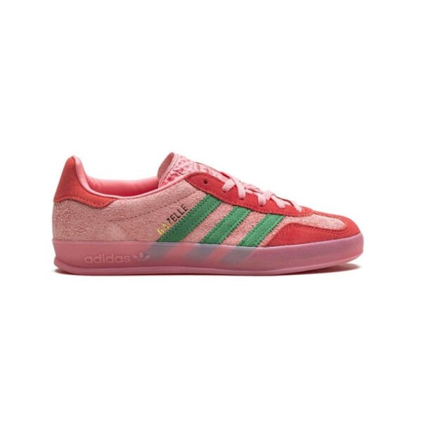 Arstore - Adidas Gazelle Indoor Rosa Scintillante Scarlatto Unisex Sneakers - Pink