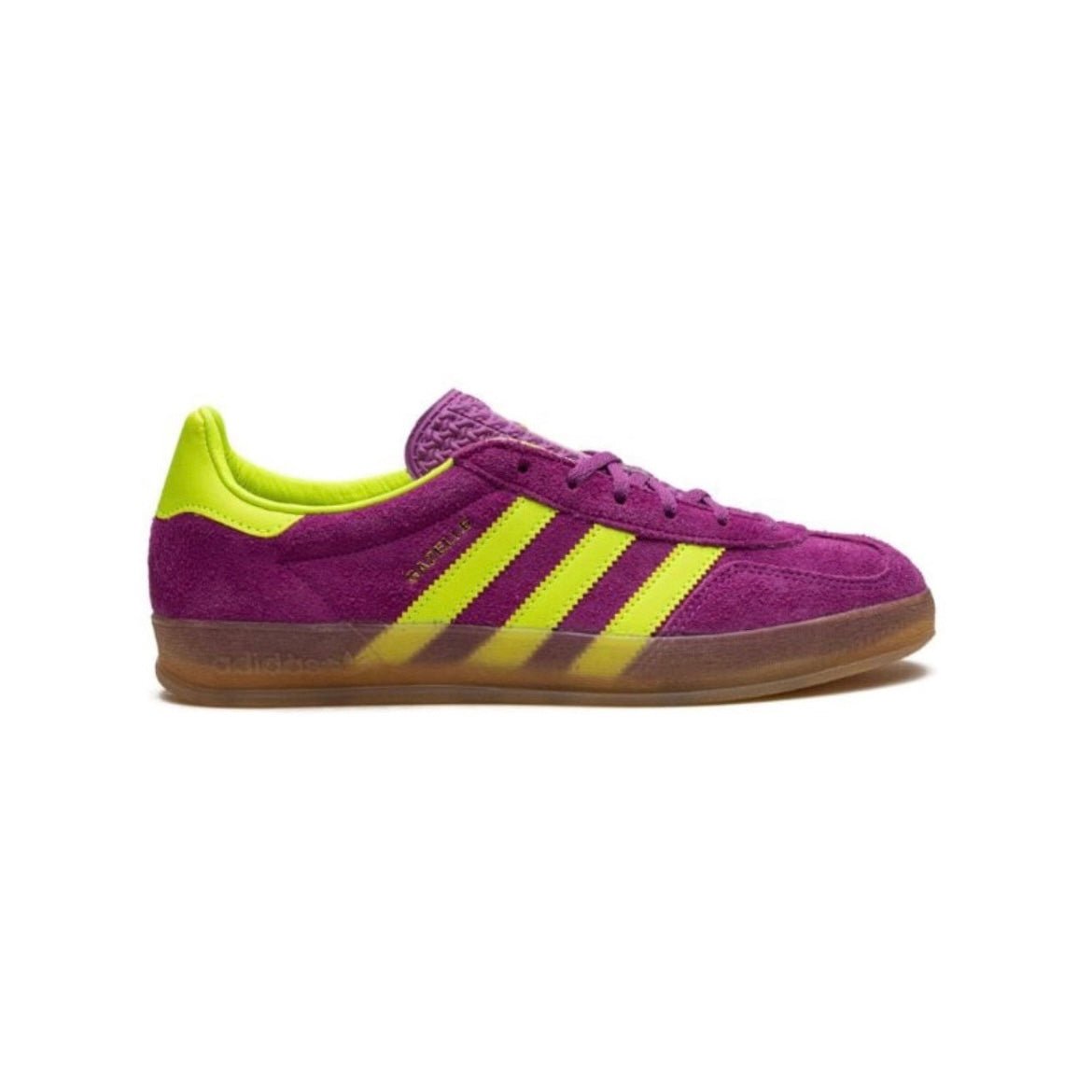 Arstore - Adidas Gazelle Indoor Viola Shock Giallo Sneakers Unisex - Yellow