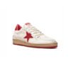 Arstore - Golden Goose Sneakers Ballstar Rosse Bianche in Pelle - Red