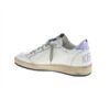 Arstore - Golden Goose Sneakers Ballstar in Pelle Viola e Bianco