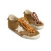 Arstore - Golden Goose Sneakers True Star Patch Low Marroni Scamosciate - Brown