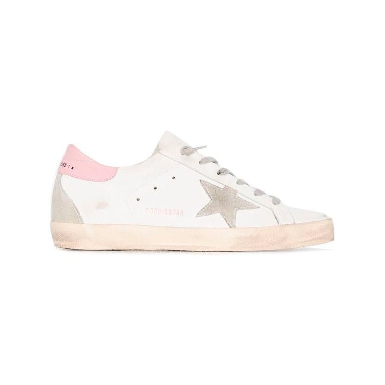 Golden Goose Super Star Rosa Stella Grigia Unisex Sneakers