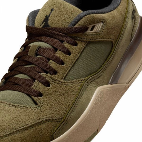 Arstore - Jordan Flight Court Medium Oliva Medio Marrone Barocco Unisex Sneakers - Brown