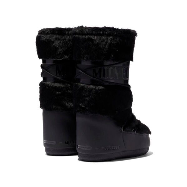 Arstore - Moon Boot Icon Snow Pelliccia Sintetica Nera Unisex Stivali - Black