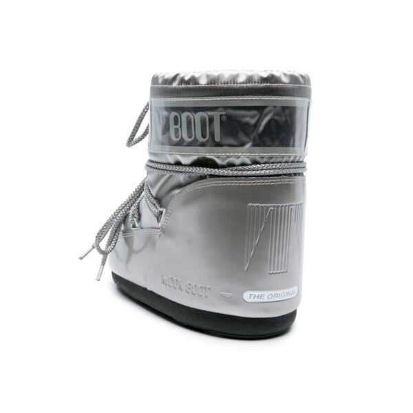 Arstore - Moon Boot Icon Low Glance Argento Metallizzato Unisex Sneakers - Silver