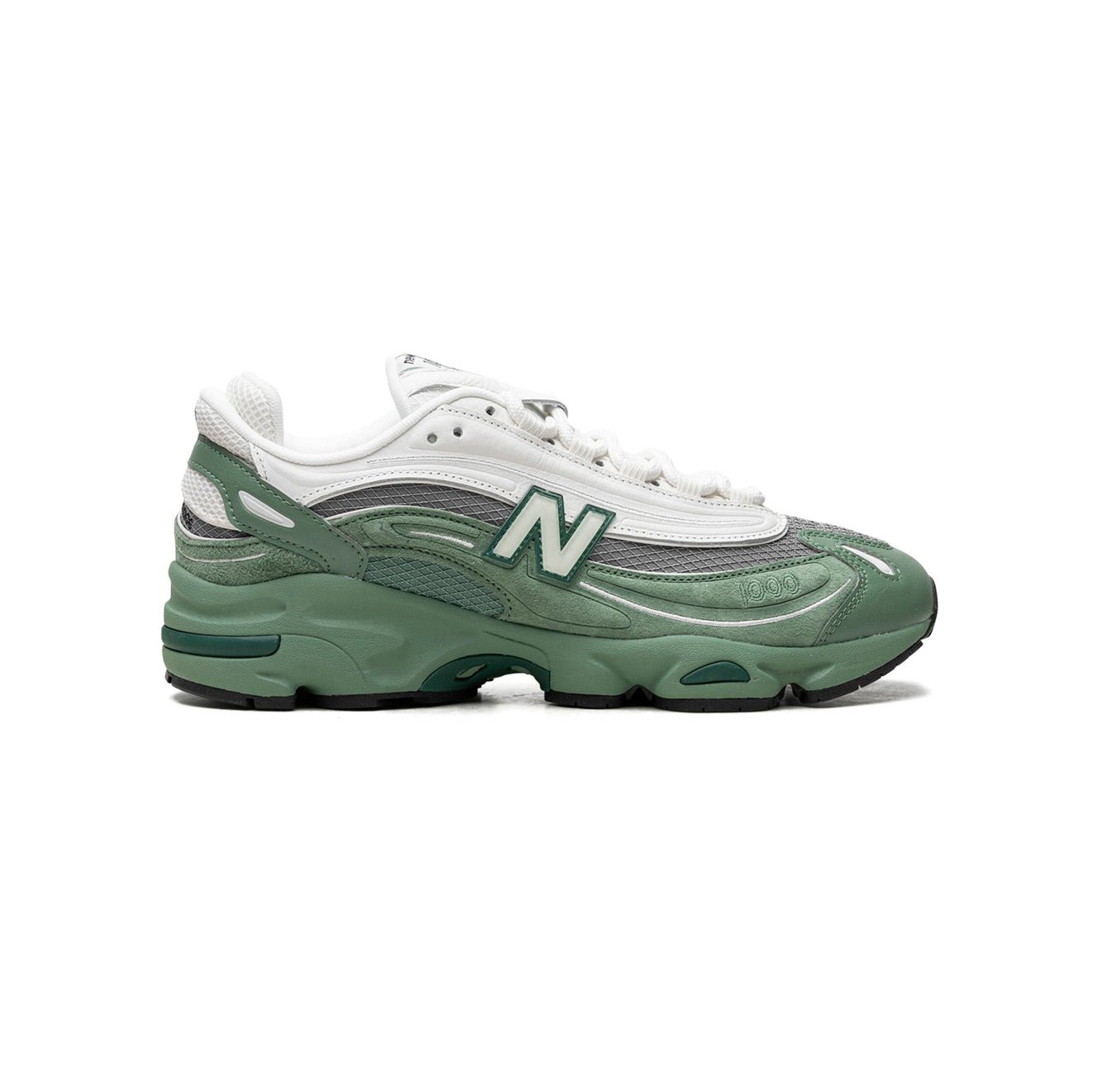 Arstore - New Balance 1000 Verde Scamosciato Unisex Sneakers - Green