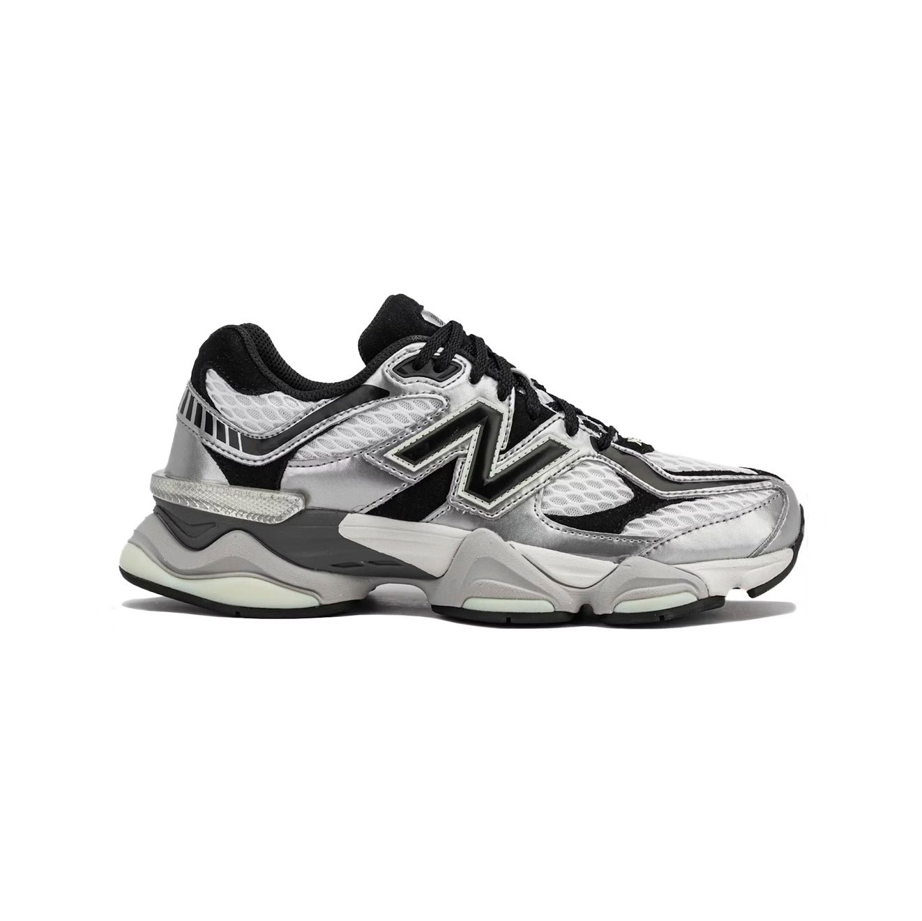 Arstore - New Balance 9060 Shoe Palace Metallic Scamosciato Bianco Unisex Sneakers - White