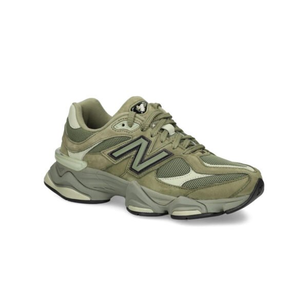 Arstore - New Balance 9060 Sneakers Verde Oliva Scuro Beige in Mesh Unisex