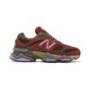 Arstore - New Balance 9060 Sneakers Rich Oak Borgogna in Mesh Unisex - Burgundy