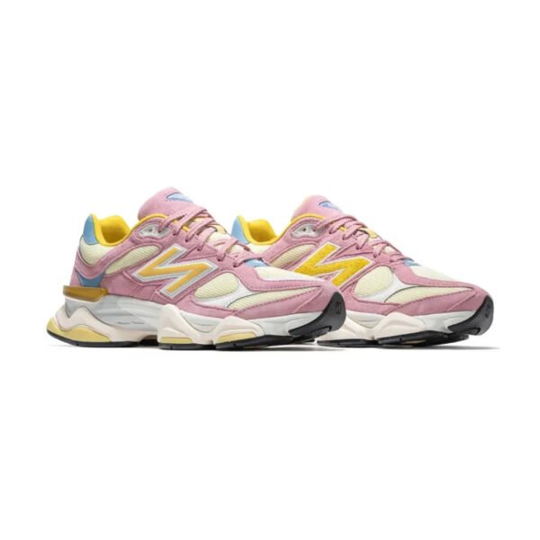 Arstore - New Balance 9060 Sneakers Rosa Taffy Calcium Scamosciate - Pink