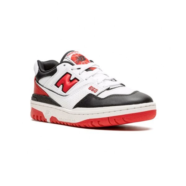 Arstore - New Balance 550 Rosse Nere Bianche Unisex Sneakers - White