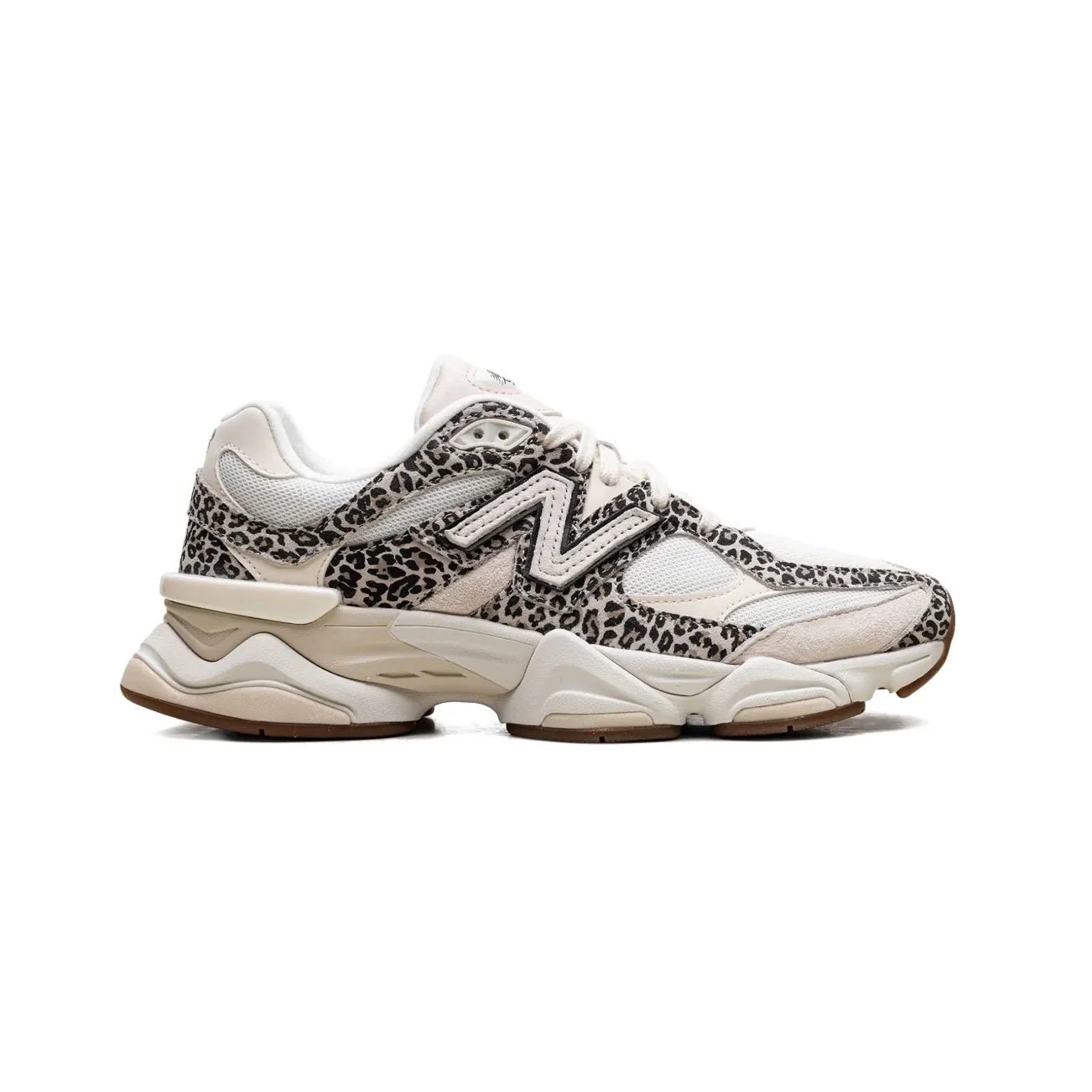 Arstore - New Balance 9060 Sneakers Beige Marrone Stampa Leopardata in Mesh - Brown