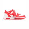 Arstore - Off-White Out Of Office Sneakers Unisex - Pelle Rossa e Bianca