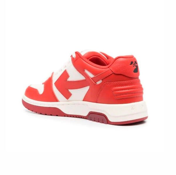 Arstore - Off-White Out Of Office Sneakers Unisex - Pelle Rossa e Bianca