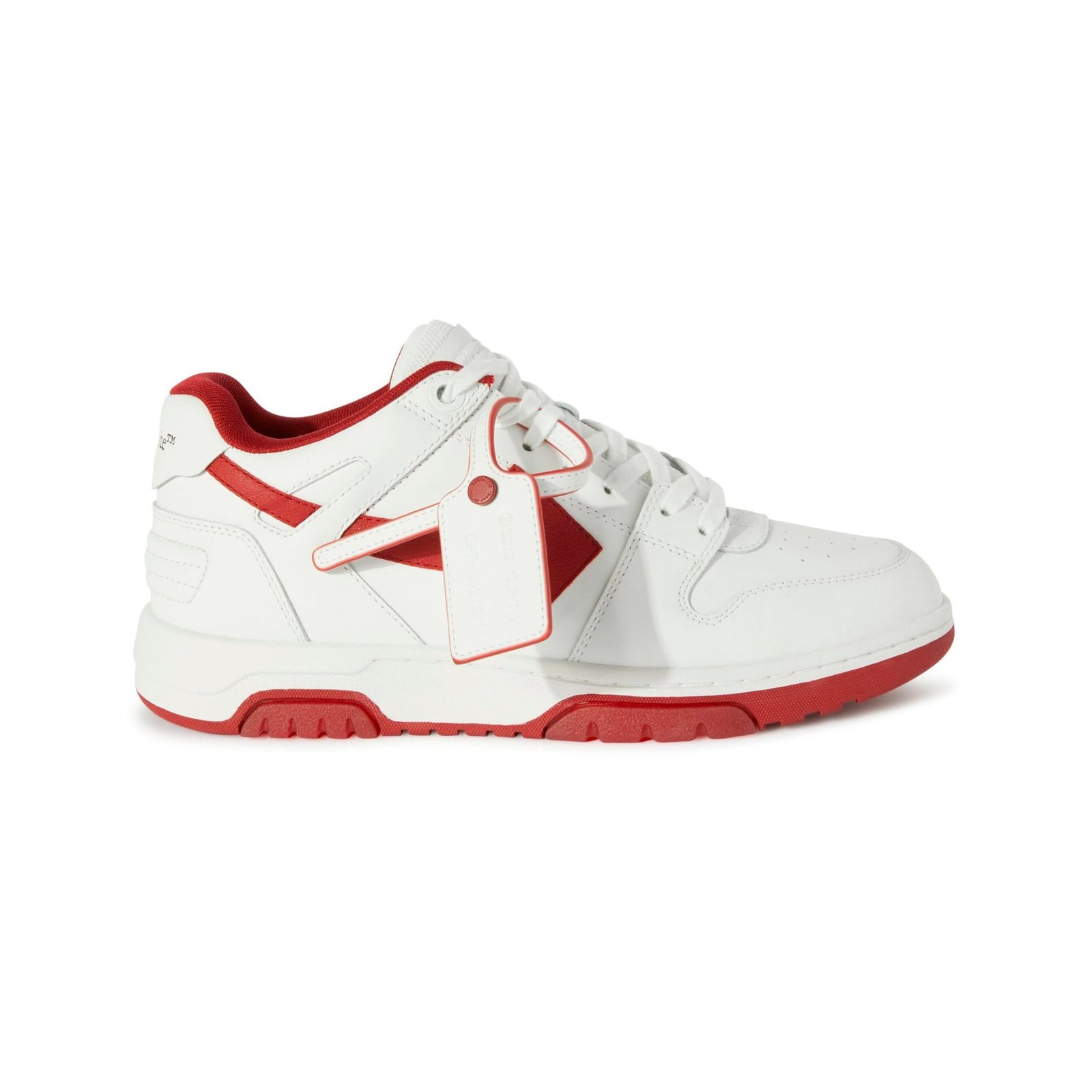 Arstore - Off-White Out Of Office Low Bianche e Rosse Sneakers Unisex