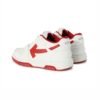 Arstore - Off-White Out Of Office Low Bianche e Rosse Sneakers Unisex