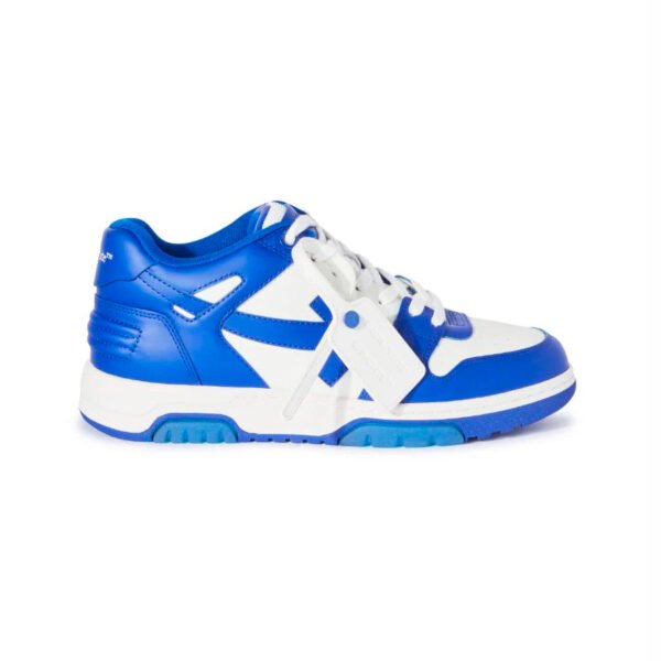 Arstore - Off-White Out Of Office Pelle Bianca e Blu Unisex Sneakers
