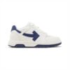 Arstore - Off-White Out Of Office Pelle Bianca e Blu Navy Unisex Sneakers