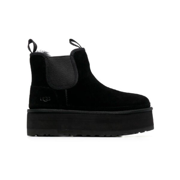 Arstore - UGG Stivaletto Neumel Platform Chelsea Nero Scamosciato Unisex - Black