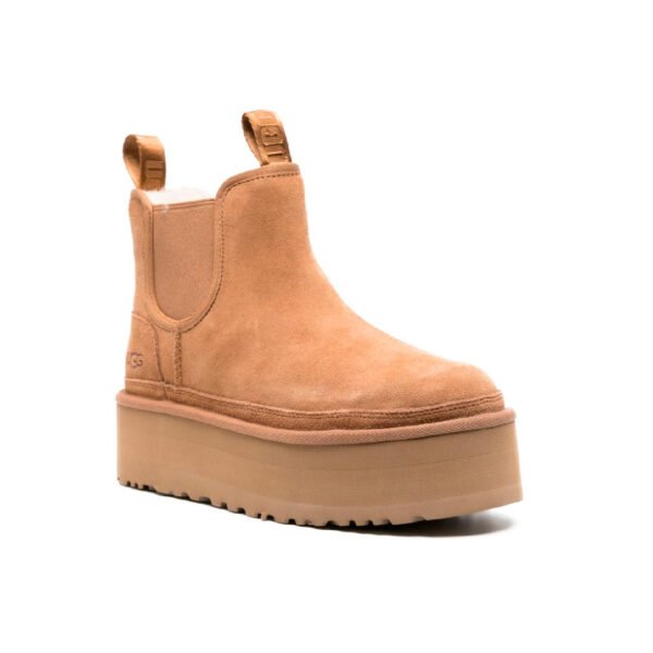 Arstore - UGG Stivaletto Neumel Platform Chelsea Scamosciato Cammello - Camel