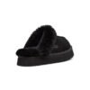 Arstore - UGG Disquette Platform Pantofola Nera in Pelle di Pecora - nero